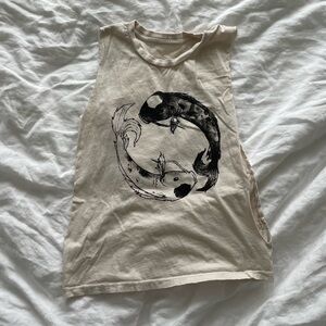 Amazing Yin Yang Brandy Melville Muscle Tank